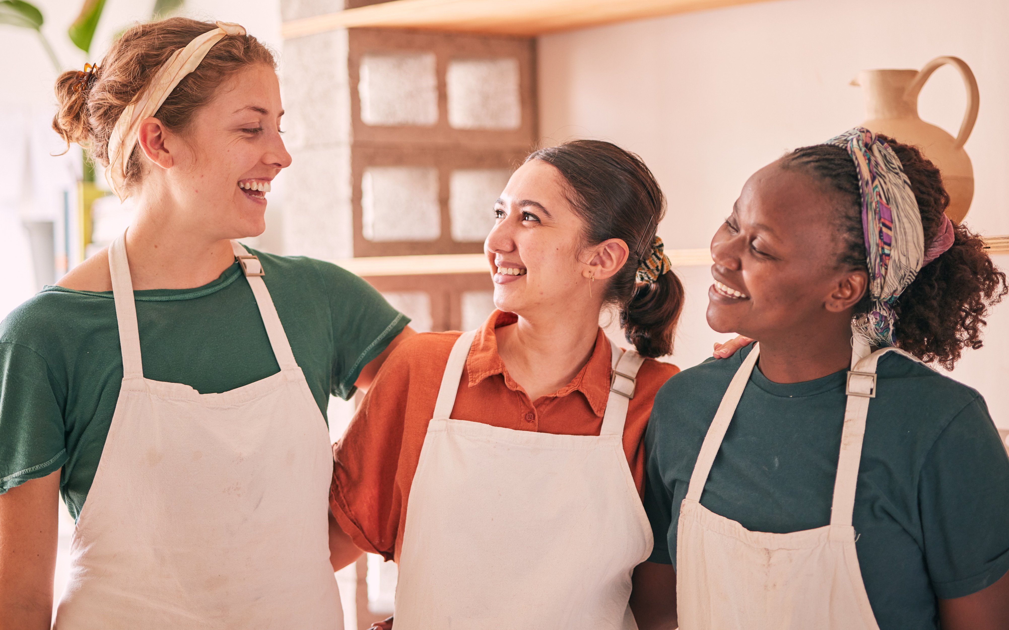 creative-workshop-pottery-women-small-business-artistic-startup-art-class-studio-collaboration-friends-females-happy-success-ceramics-clay-sculpture-artwork-store