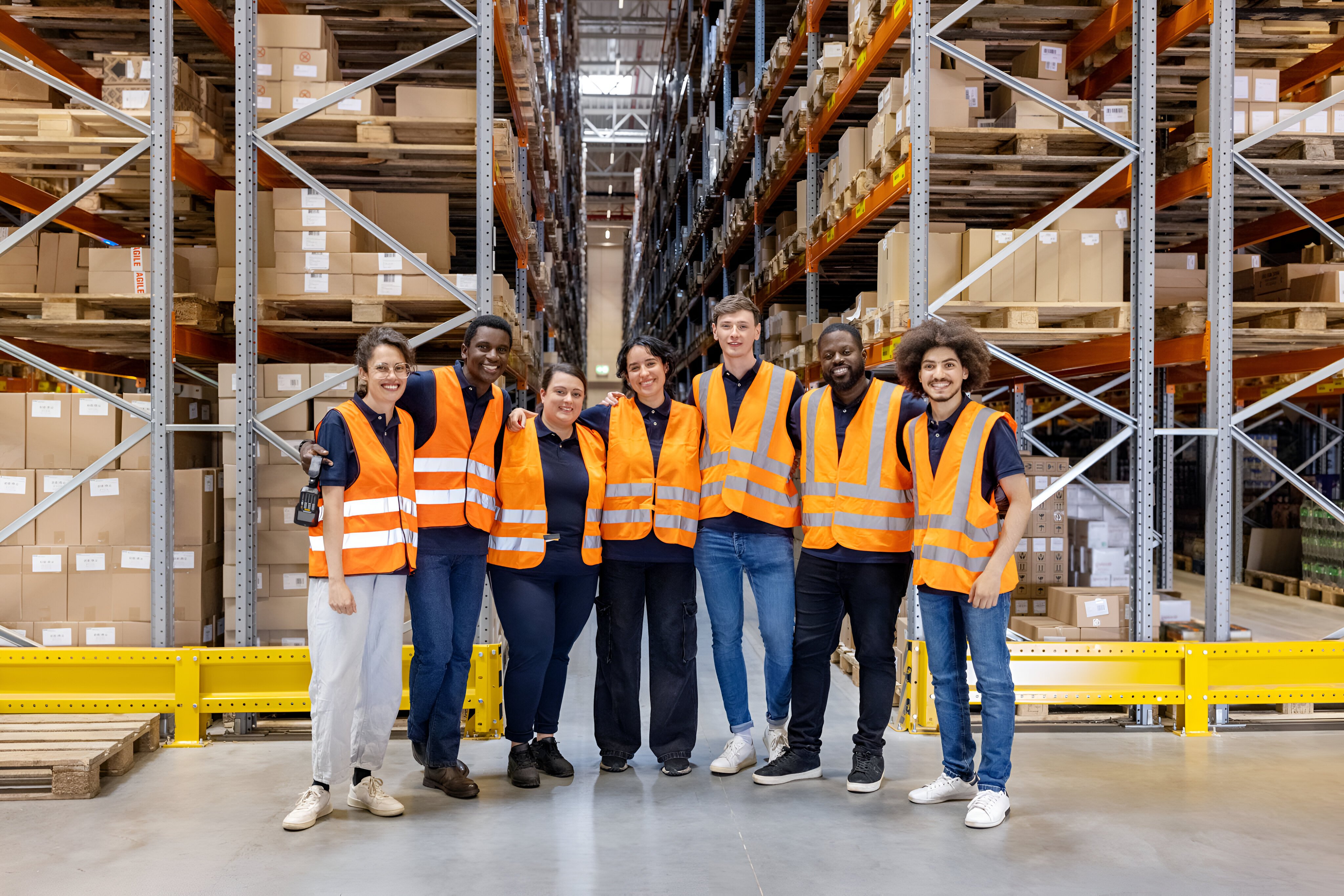 portrait-multiethnic-warehouse-workers-standing-together