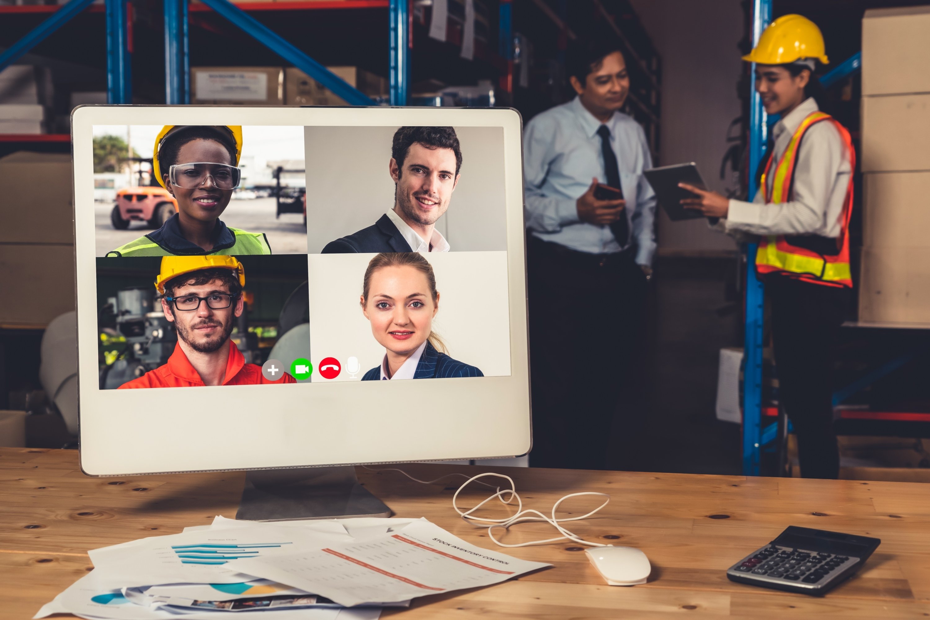 warehouse-staff-talking-video-call-computer-screen-storage-warehouse